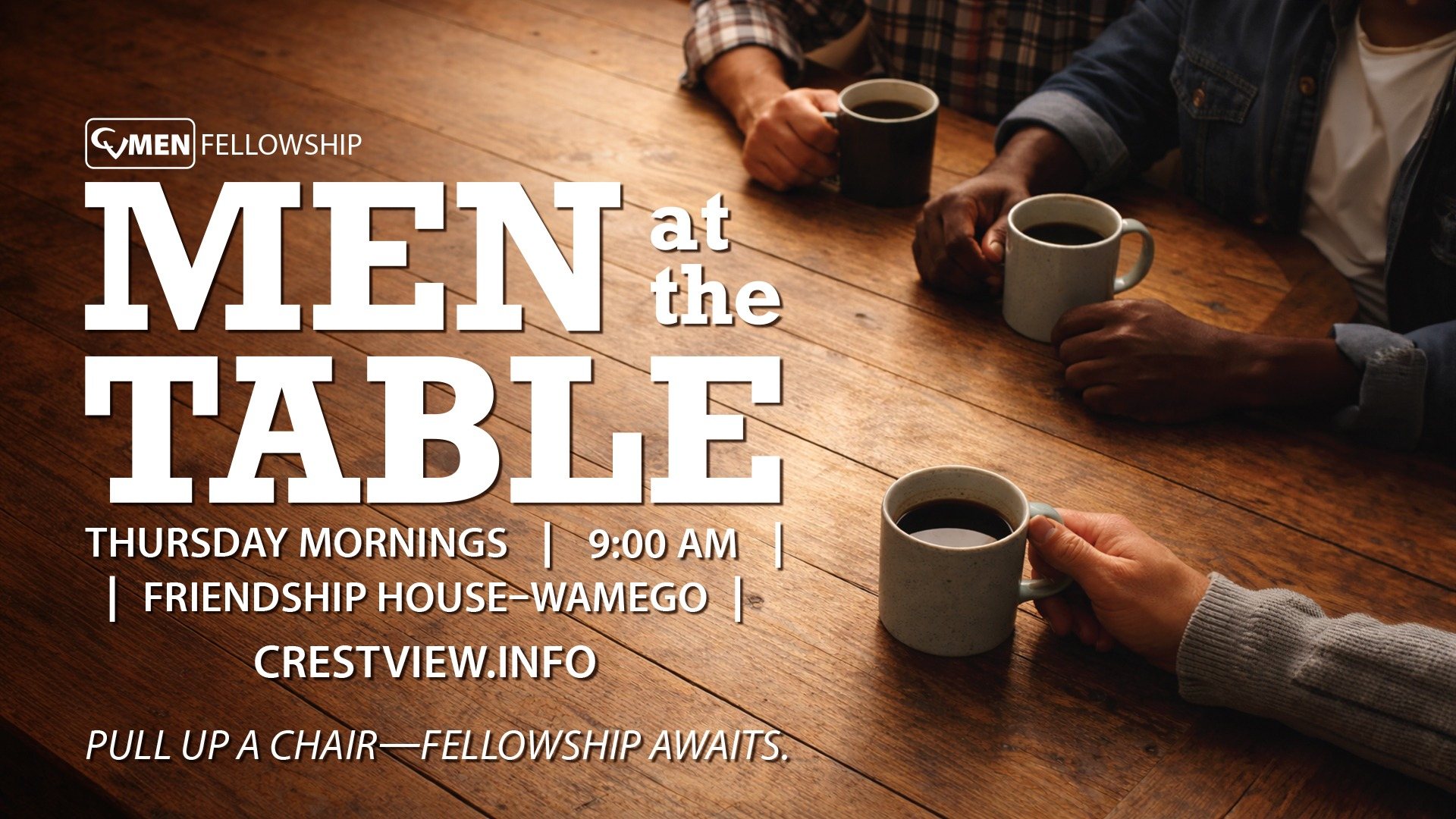 Men at the Table fellowship on Thursday mornings
