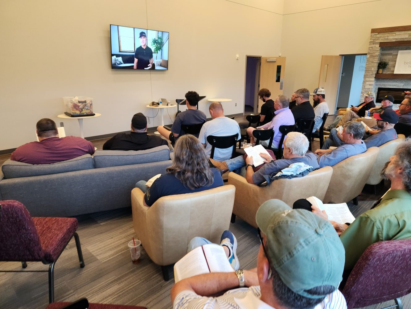 Band of Brothers watching and discussing The Chosen