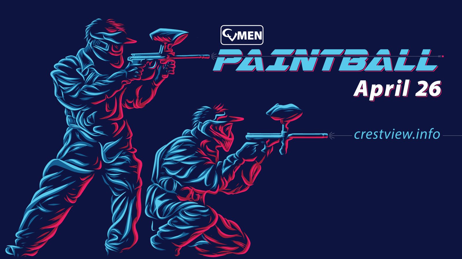 CV Men paintball event